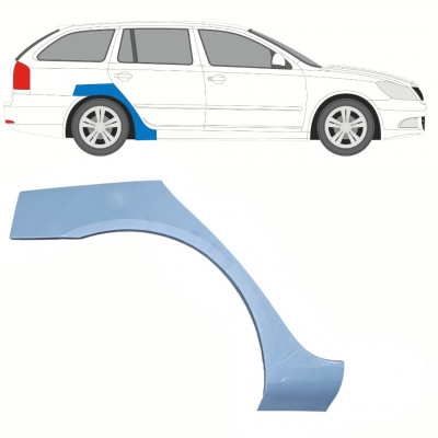 Panneau de réparation arc d'aile arrière pour Skoda Octavia 2004-2013 / Droite 10185