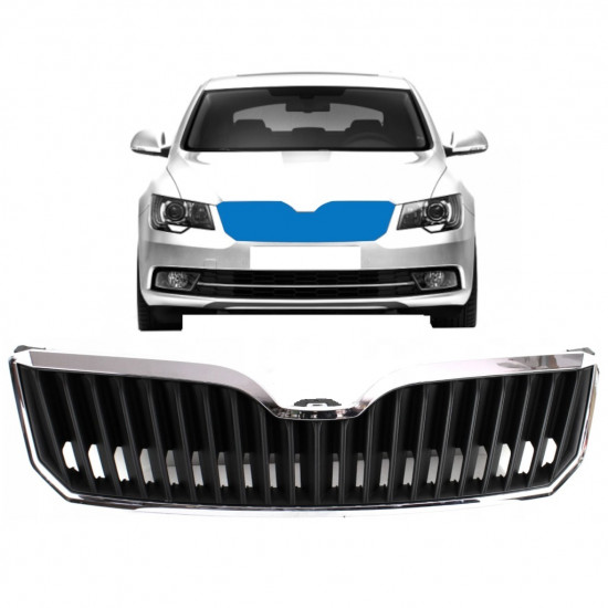 Grille de calandre pour Skoda Superb 2008-2015 7552