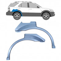 Panneau de réparation arc d'aile arrière pour Kia Sorento 2002-2009 / Gauche+Droit / Ensemble 10012