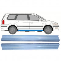 Réparation bas de caisse pour Mitsubishi Space Wagon 1998-2004 / Gauche = Droite (symétrique) / Ensemble 10438