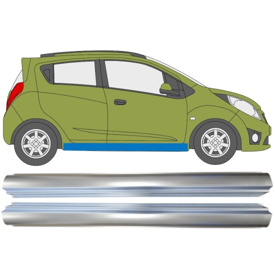 Réparation bas de caisse pour Chevrolet Spark 2010-2014 / Gauche+Droit / Ensemble 16056