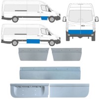 Panneau de réparation des portes extérieur pour Mercedes Sprinter 2006-2018 / Gauche+Droit / Ensemble 11317