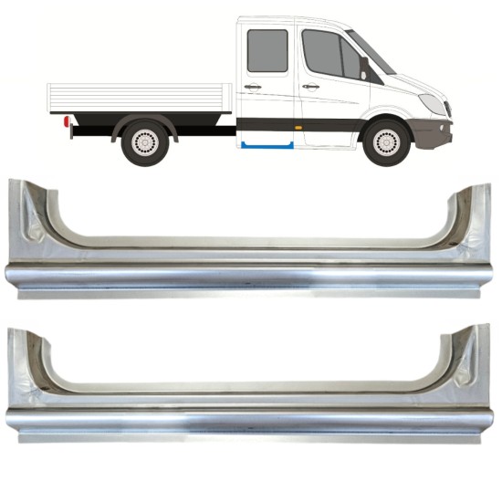 Réparation bas de caisse arrière pour Mercedes Sprinter 2006-2018 / Gauche+Droit / Ensemble 15068 Réparation bas de caisse arrière pour Mercedes Sprinter 2006-2018 / Gauche+Droit / Ensemble 15068