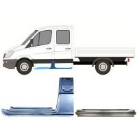Ensemble de panneaux de réparation pour Mercedes Sprinter 2006-2018 / Gauche / Double cabine / 14781
