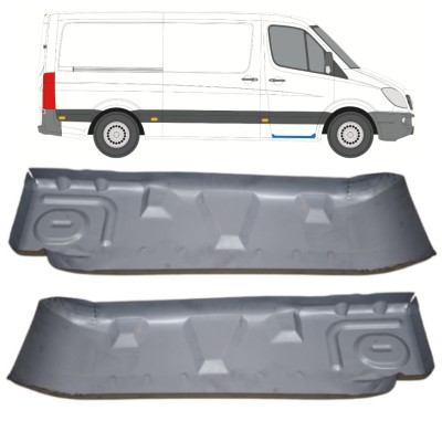 Tôle de réparation de marchepied pour Mercedes Sprinter 2006-2018 / Gauche+Droit / Ensemble 15074