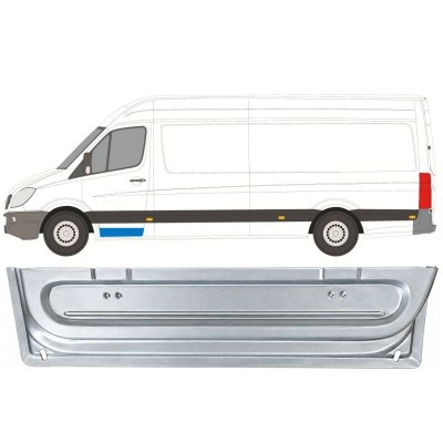 Panneau de réparation de porte avant intérieur pour Mercedes Sprinter 2006-2018 / Gauche 17054
