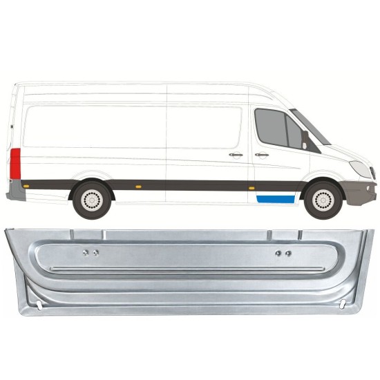Panneau de réparation de porte avant intérieur pour Mercedes Sprinter 2006-2018 / Droite 17053