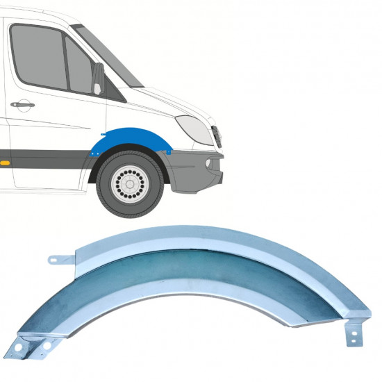 Panneau de réparation de l’aile avant pour Mercedes Sprinter 2006-2018 / Droite 12900