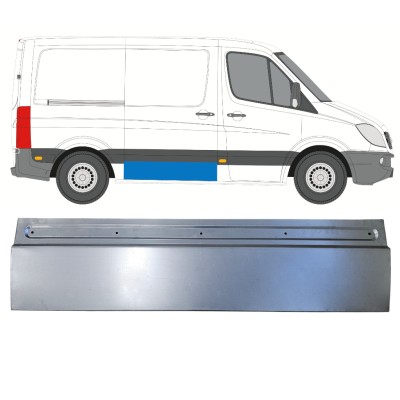 Panneau de réparation pour porte coulissante pour Mercedes Sprinter 2006-2018 / Droite 17309