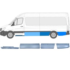 Ensemble de panneaux de réparation pour Mercedes Sprinter 2006-2018 / Gauche / 12427