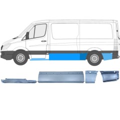 Ensemble de panneaux de réparation pour Mercedes Sprinter 2006-2018 / Gauche / 12425