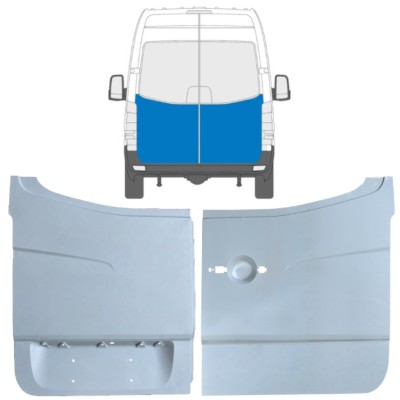 Panneau de réparation de porte arrière pour Mercedes Sprinter 2006-2018 / Gauche+Droit / Ensemble 10519