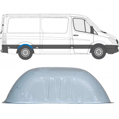 Panneau de réparation de passage pour Mercedes Sprinter 2006- / Gauche = Droite (symétrique) 6790