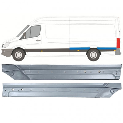 Panneau de réparation arc d'aile arrière pour Mercedes Sprinter 2006- / Gauche / Ensemble 12058