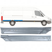 Panneau de réparation arc d'aile arrière pour Mercedes Sprinter 2006- / Droite / Ensemble 12057