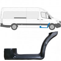 Réparation bas de caisse de porte avant pour Mercedes Sprinter 2006- / Droite 5712