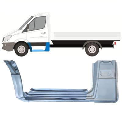 Ensemble de panneaux de réparation pour Mercedes Sprinter 2006-2018 / Gauche / Cabine simple / 15084