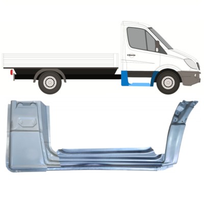 Ensemble de panneaux de réparation pour Mercedes Sprinter 2006-2018 / Droite / Cabine simple / 15083