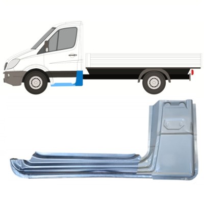 Ensemble de panneaux de réparation pour Mercedes Sprinter 2006-2018 / Gauche / Cabine simple / 15082