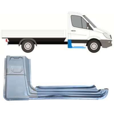 Ensemble de panneaux de réparation pour Mercedes Sprinter 2006-2018 / Droite / Cabine simple / 15081