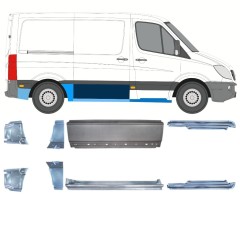 Ensemble de panneaux de réparation pour Mercedes Sprinter 2006-2018 / Gauche+Droit / 15591