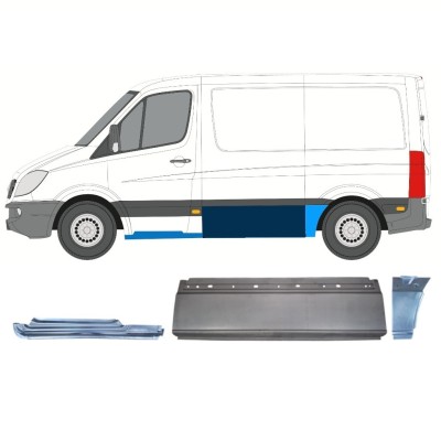 Ensemble de panneaux de réparation pour Mercedes Sprinter 2006-2013 / Gauche / 15603