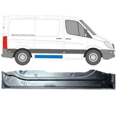 Réparation bas de caisse sur porte latérale intérieur pour Mercedes Sprinter 2006-2013 / Droite 15871