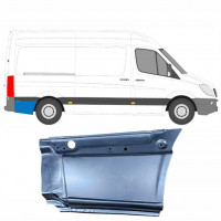 Panneau de réparation arc d'aile arrière pour Mercedes Sprinter 2006- / MWB / Droite 5718