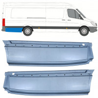 Panneau de réparation arc d'aile arrière pour Mercedes Sprinter 2006-  / XLWB / Ensemble 12648