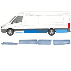 Ensemble de panneaux de réparation pour Mercedes Sprinter 2006-2018 / Gauche / 12429