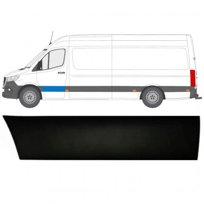 Moulure latérale sur porte avant pour Mercedes Sprinter 2018- / Gauche 12927