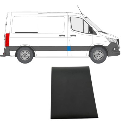 Moulure montant porte avant pour Mercedes Sprinter 2018- / Droite 14885