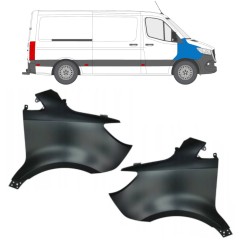 Aile avant pour Mercedes Sprinter 2018- / Gauche+Droit / Ensemble 14941