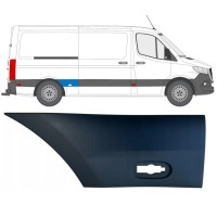 Moulure latérale sur aile arrière pour Mercedes Sprinter 2018- / Droite 16650