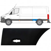 Moulure latérale sur aile arrière pour Mercedes Sprinter 2018- / Gauche 12937