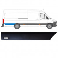 Moulure latérale sur aile arrière pour Mercedes Sprinter 2018- / Droite 12942