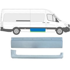 Panneau de réparation pour porte coulissante pour Mercedes Sprinter 2006-2018 / Droite / Ensemble 9266