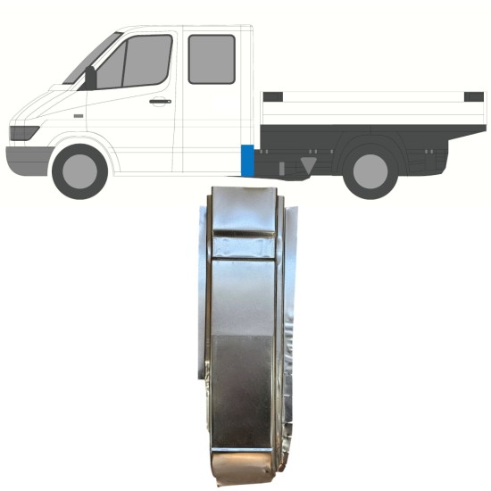 Panneau de réparation coin pour Mercedes Sprinter 1995-2006 / Gauche 16399