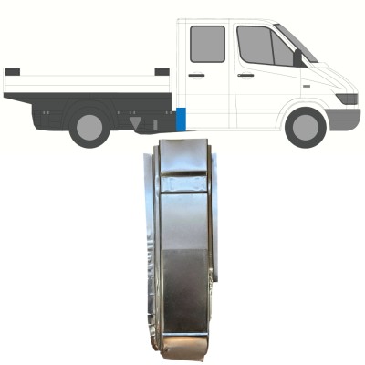 Panneau de réparation coin pour Mercedes Sprinter 1995-2006 / Droite 16398