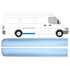 Panneau de réparation partie avant de l'aile arrière pour Mercedes Sprinter 1995-2006 / Gauche+Droit / Ensemble 9864