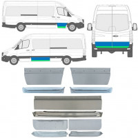 Panneau de réparation des portes intérieur + extérieur pour Mercedes Sprinter 2006 -  / Ensemble 11319