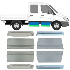 Panneau de réparation de porte pour Mercedes Sprinter 2006-2018 / Ensemble 10474