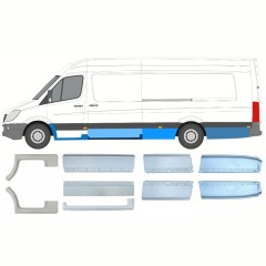 Ensemble de panneaux de réparation pour Mercedes Sprinter 2006-2018 / Gauche+Droit / 10478