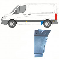 Panneau de réparation arc d'aile arrière pour Mercedes Sprinter 2006- / SWB / Gauche 8714