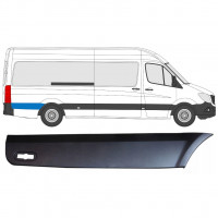 Moulure de derrière roue arrière pour Mercedes Sprinter 2006- / LWB / Droite 8028