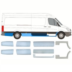 Ensemble de panneaux de réparation pour Mercedes Sprinter 2006-2018 / Gauche+Droit / 11571
