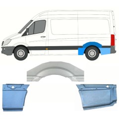 Panneau de réparation arc d'aile arrière pour Mercedes Sprinter 2006-2018 / Gauche / Ensemble 8716