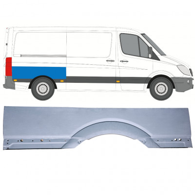 Panneau de réparation arc d'aile arrière pour Mercedes Sprinter 2006-2018 / Droite 12972