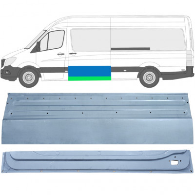 MERCEDES SPRINTER 2006- PORTE COULISSANTE INTÉRIEURE + TOIT PANEL / SET / GAUCHE