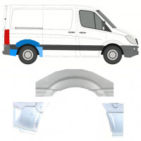 Panneau de réparation arc d'aile arrière pour Mercedes Sprinter 2006- / SWB / Droite / Ensemble 11312